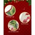 thumbnail image 6 of Christmas Flamingos Christmas Tree Skirt 36 Inches Large Christmas Skirt Tree, Xmas Balls Tree Rustic Tree Skirt Christmas Decorations for Fireplace Party Holidays Indoor Outdoor, 6 of 7