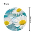 thumbnail image 3 of Disketp Daisy Flowers Small Mouse Pad 7.9x7.9 Inches,Washable Round Mousepad For Office Laptop Computer,Non-Slip Rubber Base Mouse Pads For Wireless Mouse, 3 of 8