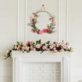 thumbnail image 4 of FRCOLOR Light Pink Decor Artificial Eucalyptus Gar Hanging for Indoor Outdoor Wedding 1Pcs, 4 of 6