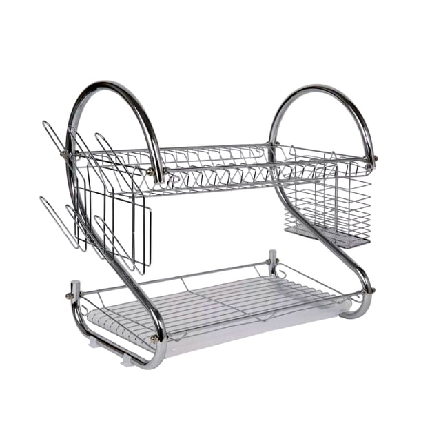 Escurridor De Trastes CHIC-FANTASY 2 Niveles 56 cm Diseño Elegante Cromado