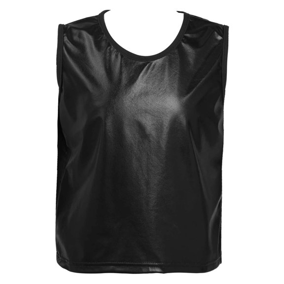 CHICTRY Kids Boys Girls Metallic Sleeveless Tank Top Athletic Gymnastic Vest Tops Activewear,Sizes 1-18