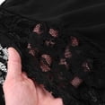 thumbnail image 7 of DPOIS Womens Short Sleeve Floral Lace Sheer Chiffon Open Front Shrug Bolero Cardigan, 7 of 7