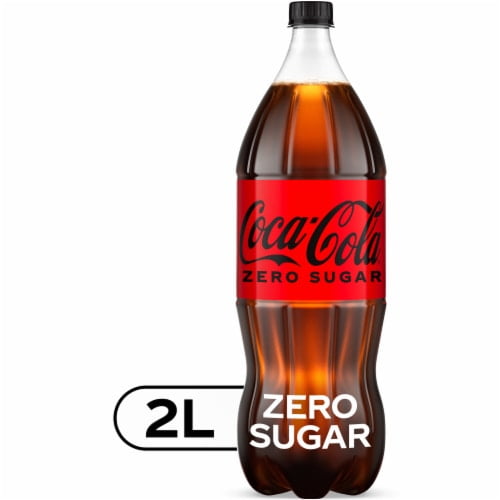 Pack of 2 - Coca-Cola Zero Sugar Soda Bottle 2 liter