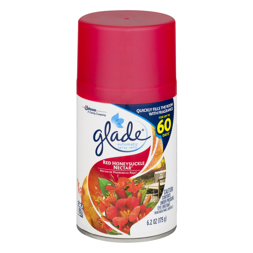 glade automatic spray refill red honeysuckle nectar glade automatic spray refill red honeysuckle nectar