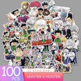 thumbnail image 1 of Paquete mixto de 100 pegatinas de anime, paquete de pegatinas de anime, artículos de anime, decoración de habitación de anime, 1 of 5