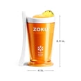 thumbnail image 3 of ZOKU Original Slush and Shake Maker, taza compacta para hacer y servir con núcleo congelador crea batidos, granizados y batidos de una sola porción en minutos, sin BPA, naranja, 3 of 5