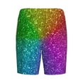 thumbnail image 5 of Easygdp Colorful Glitter Men's Short Pajama Pants, Sleep Shorts, Household Pants, Casual Pants with Pockets - XX-Large, 5 of 9