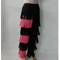 thumbnail image 2 of Long Jersey Tassel Fringe Salsa Ballroom Dance Pants Trousers for Ladies Pants, 2 of 4