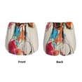 thumbnail image 5 of Lsque Colorful Dachshund Art Printed Women's Running Shorts with Liner Pockets,Elastic Quick Dry Workout Athletic Gym Yoga Shorts,Womens High Waist Shorts-XX-Large, 5 of 9