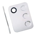 thumbnail image 2 of Nail Art Palette Nail Polish Color Mixing Pallet Makeup Accessory Stainless Steel, 2 of 12