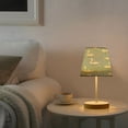 thumbnail image 5 of Table Lamps 3 Color 10 Way Dimmable LED Nightstand Lamp for Bedroom, Living Room, Home Office Cute Geese and Daisies Small, 5 of 7