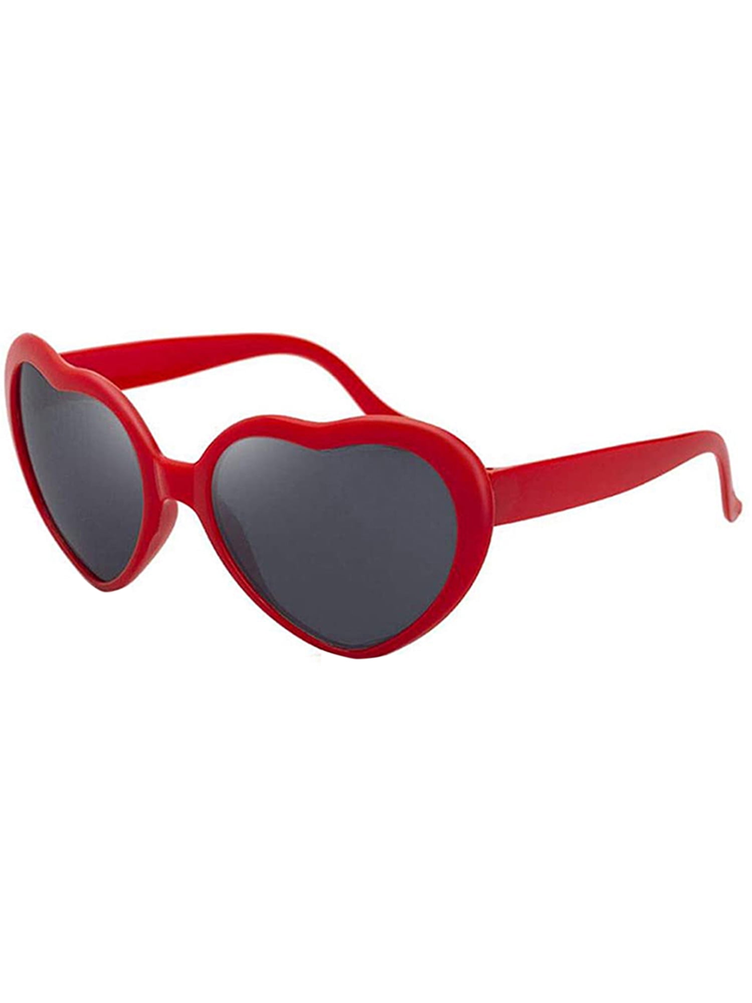 Heart Shape Sunglasses Rimless Transparent Heart Glasses Party Favors