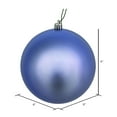 thumbnail image 2 of Vickerman 6" Periwinkle Shiny Ball Ornament, 4 per Bag, 2 of 5