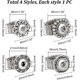 thumbnail image 2 of 4 botones a presión de 12 mm para joyería, accesorios de metal ajustables, anillos de aleación intercambiables, para hacer tú mismo., 2 of 7