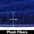 thumbnail image 4 of FUTATA Round Area Rugs Plush Fluffy Shaggy Rugs For Living Room Bedroom Bedside, Fuzzy Carpet Soft Anti-Slip Machine Washable Floor Mat Runner Play Pads Kids Rugs, 4 of 8