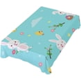 thumbnail image 7 of Coolnut Easter Bunny Egg Chick Rectangle Tablecloth Spill-Proof Polyester Table Cloth Table Cover for Kitchen Dining Picnic Holiday Party Decoration,60"x108", 7 of 7