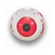 thumbnail image 1 of Decoraciones de diseño de escena navideña con globo ocular de terror inflable de Halloween, decoración luminosa de fantasma de calabaza (rojo), 1 of 5