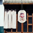 thumbnail image 3 of Linterna solar de estilo japonés de 25 cm, tela estampada para Bar, Pub, decoración del hogar (J) Tmvgtek Iluminación del hogar multifuncional, 3 of 9
