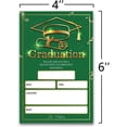 thumbnail image 2 of 20 Cards with Envelopes, graduation party invitations 2026, 2026 College, High School, University Grad Celebration.（BT3） (Green Gold), 2 of 5