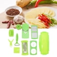 thumbnail image 4 of Cortador de verduras multifuncional preparación eficiente de ingredientes trituradora de verduras verdes para cocinar en casa ANGGREK Otros, 4 of 8