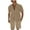 Khaki, variant on 2 Piece Sets for Men Button Down Collared Short Sleeve Shirts and Drawstring Shorts Textured Tracksuit Walking Suits Summer Trendy Casual Outfits