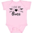 thumbnail image 3 of Inktastic I Love My Oma Heart and Arrows Boys or Girls Baby Bodysuit, 3 of 5