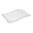 thumbnail image 1 of Clear Rectangle Dinner Plate - Pack of 120, 1 of 1