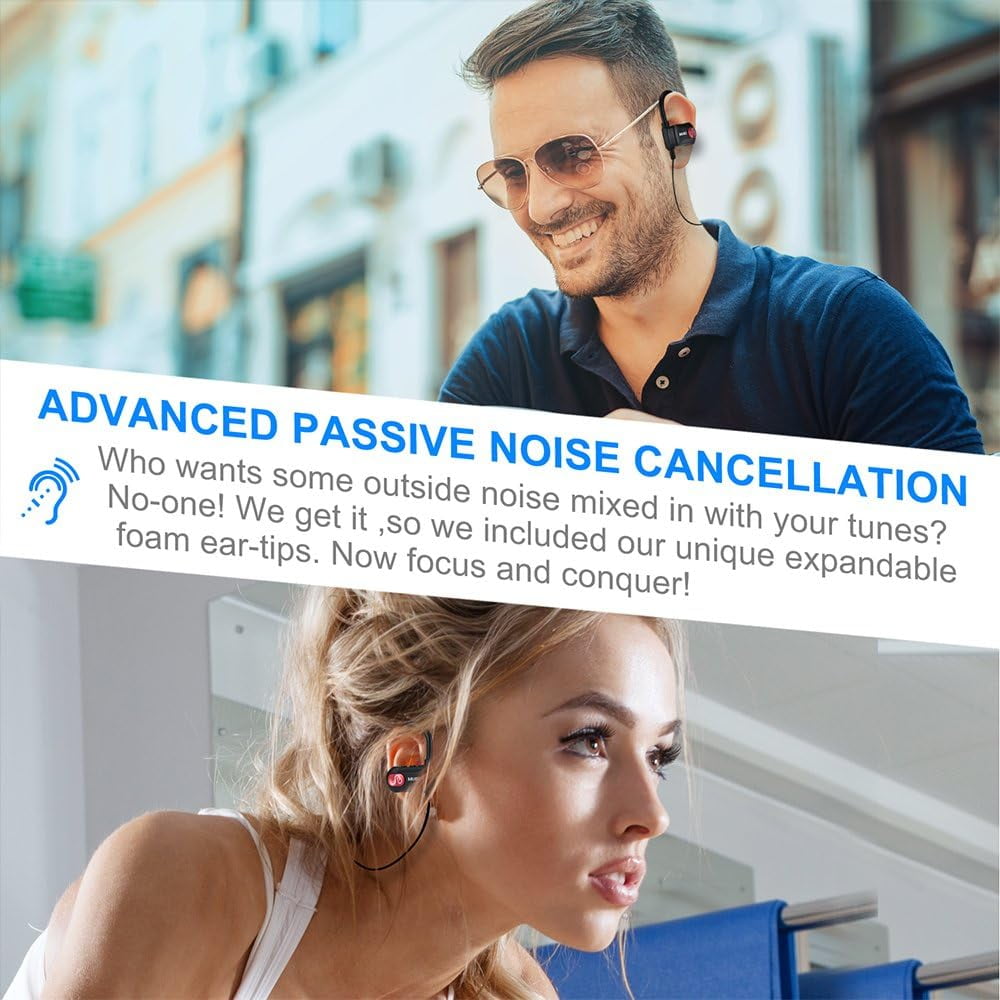 Bluetooth Headphones Touch Control Wireless Earbuds Noise Cancelling in Ear