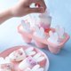 thumbnail image 5 of Molde para helado, molde para mini helados, paletas, molde para paletas de helado, sorbetes, moldes reutilizables para hacer helados, moldes Magnum para hacer sorbetes de yogur (rosa), 5 of 5