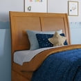 thumbnail image 2 of Portland Twin Wood Platform Bed with Footboard and Drawers in Light Toffee, 2 of 25