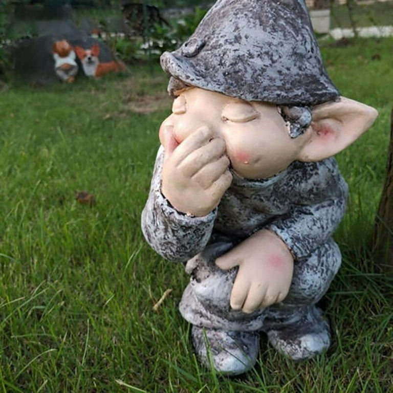 Miniature Gnome Statuettes Gardening