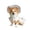 C, variant on Pet Flower Dress And Lace Sun Hat Lace Summer Dress For Dogs Cute Bow Dress For Cats Suitable For Birthday Parties And Outdoor Travel