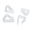 thumbnail image 4 of Teissuly Plastic Tablecloth Clips, Transparent Clear Table Cloth Clips 4 Pcs Table Cloth Holder Clear Table Clips Tablecloth Cover Clamp for Picnic Weddings Home Camping Restaurant Outdoor, 4 of 9