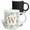 Multicolor, variant on 3drose, Monogram Initial Letter W in Gold Framed in Leaves and a Gold Square., 11oz Magic Transforming Mug