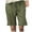 Army Green, variant on Sngxgn Women's Pocket Shorts, Drawstring Cotton Shorts(Grey,XXL)