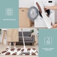 thumbnail image 6 of Brown Footballs Pattern Kitchen Rugs Sets Of 3,Kitchen Runner Rugs Non Skid Washable,Decorative Kitchen Floor Mats for Kitchen,Sink,Laundry,17"x30"+ 17"x47" + 17"x59", 6 of 6