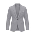 thumbnail image 6 of Mens Blazer Jacket One Button Casual Suit Jackets Slim Fit Stretch Sport Coat for Party Wedding & Business, 6 of 7