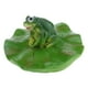 thumbnail image 1 of 6 estilo verano agua flotante hoja de loto Rana estatua ornamento bañera Animal En pie Cola Ornamento flotante de la rana del agua, 1 of 8
