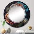 thumbnail image 2 of DESIGN ART Designart 'Multicolor Hyperrealistic Roses' Printed Floral Rose Wall Mirror 32in.x32in., 2 of 5