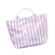 thumbnail image 5 of Bolso tote impermeable para mujer, moderno y sencillo, bolso de hombro a rayas, bolso tote deportivo para el trabajo. Rayas blancas moradas, 5 of 9