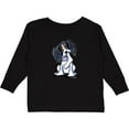 thumbnail image 3 of Inktastic Tri Color King Charles Spaniel Boys or Girls Long Sleeve Toddler T-Shirt, 3 of 5