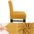 thumbnail image 4 of PiccoCasa Stretch Spandex Bar Stool Cover for Short Back Chair Gold 2, 4 of 8