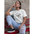 thumbnail image 2 of Sea Turtles And Moluscs Art Shaped T-Shirt Women -Image by Shutterstock, Female 3X-Large, 2 of 4