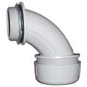 Morris Products 21827 Non-Metallic Liquid Tight Connectors 90 Degree With Steel Locknut 1.5 In.