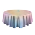 thumbnail image 5 of Dreamy Pastel Sky Round Tablecloth 60"x60",Wrinkle Wipeable Table Cloth for Kitchen Dining Room Picnic Patio Party, 5 of 6
