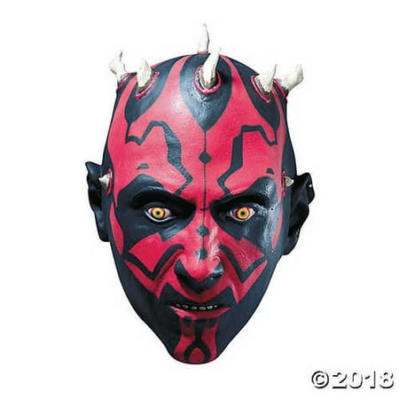 Star Wars Darth Maul Latex Costume Mask Adult