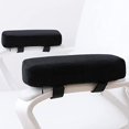 thumbnail image 1 of Extra Thick 5cm Chair Armrest Pad Elbow Cushion Pressure Relief Office Chair Gaming Chair Armrest With Memory Foam Armrest Pad 2 Piece Chair Set, 1 of 4