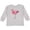 Athletic Heather, variant on Inktastic Pink Flamingo Boys or Girls Long Sleeve Toddler T-Shirt