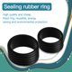 thumbnail image 5 of Eigraketly Anillo de mango de raqueta de tenis de silicona, 2 piezas, banda de raqueta elástica reutilizable portátil, sobregrip deportivo para ejercicio Tenis Negro Eigraketly OD003491-02, 5 of 6
