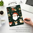 thumbnail image 3 of FORMRS Acrylic Clipboard with Low Profile Clip Standard A4 Letter Size, 12.5" x 9", Whimsical Christmas, 3 of 8
